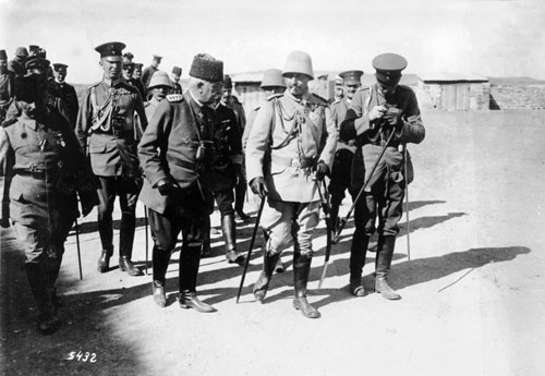 Kaiser Wilhelm II visits The Dardanelles, 1917