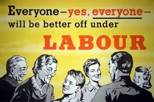 Labour Party poster, 1957