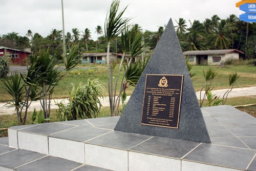 Lakepa war memorial, Niue