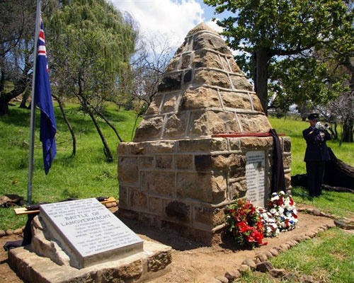 Langverwacht Hill memorial
