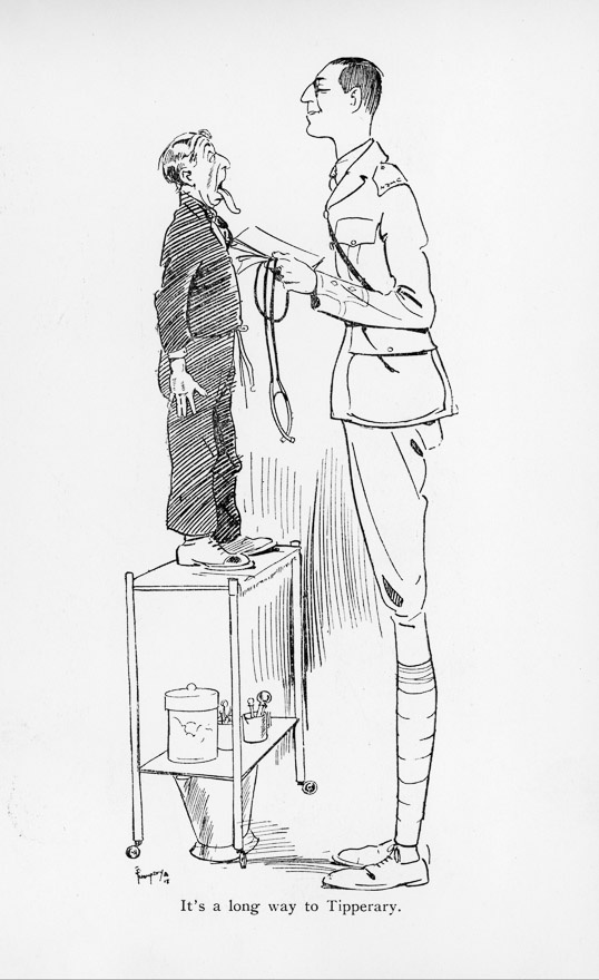 <em>Light Diet</em> cartoon, 1918
