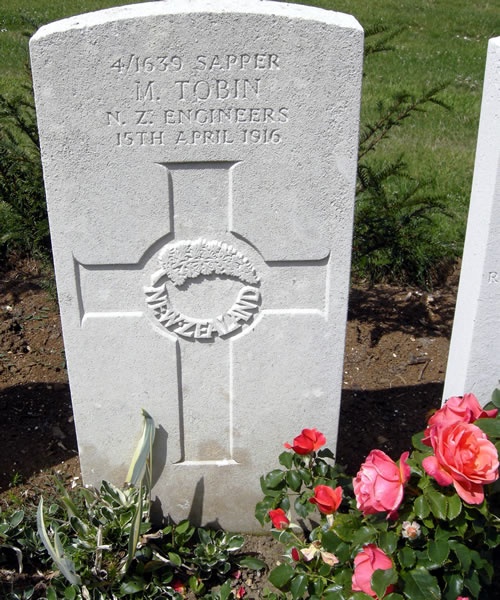 First NZ soldier to die on the Western Front