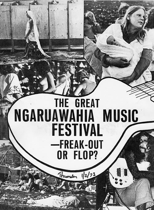 Reporting the Ngaruawahia music festival