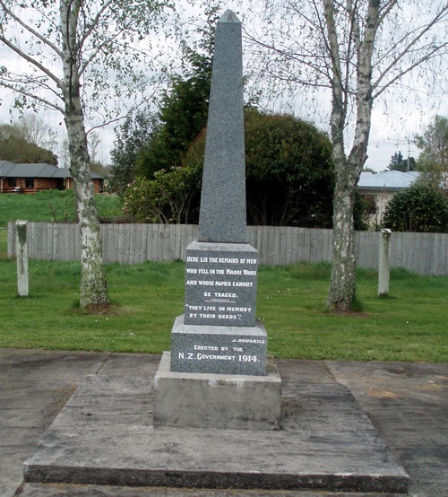 Old Taupiri Road NZ Wars memorial