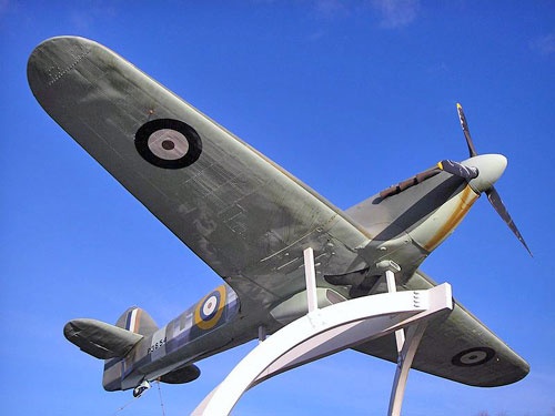 Replica of Keith Park's Hurricane fighter