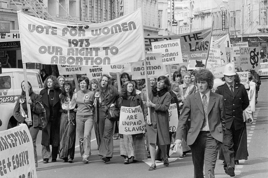Pro-abortion march, 1973