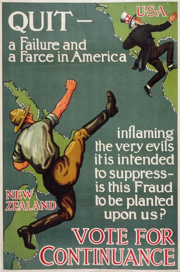 Anti USA-prohibition poster