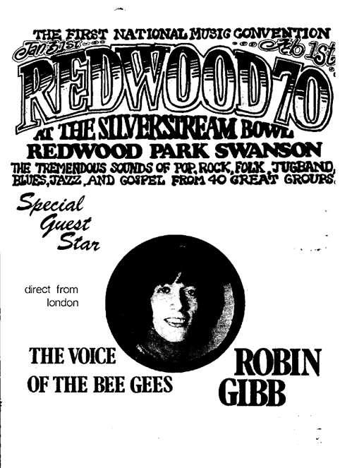 Redwood 70 festival poster
