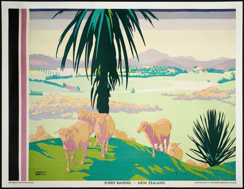 Sheep-raising poster from 1927