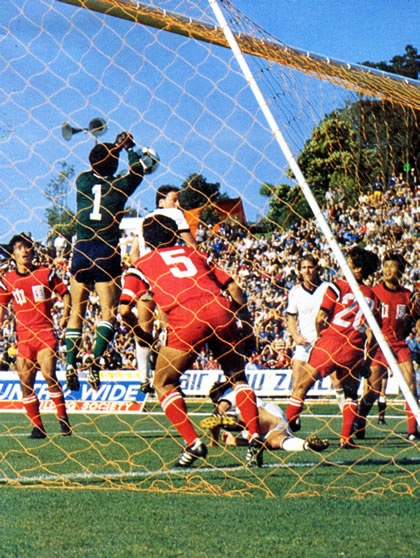 All Whites' game against China, 1981