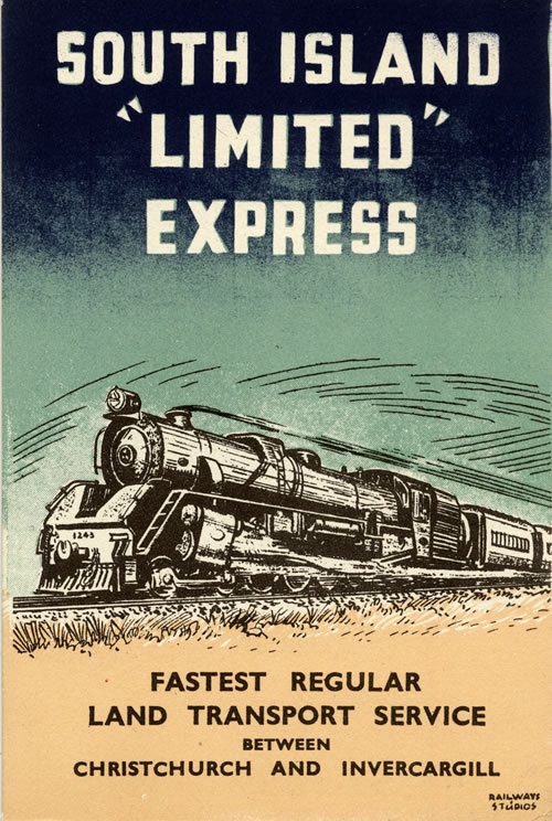 South Island Limited Express poster