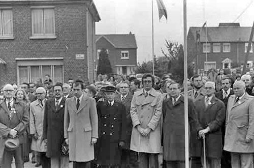 Leslie Averill ceremony in Le Quesnoy