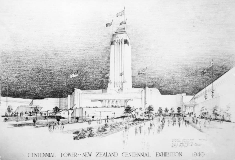 Centennial Exhibition tower, 1940
