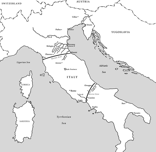 Map of Italian Theatre - war oral history programme