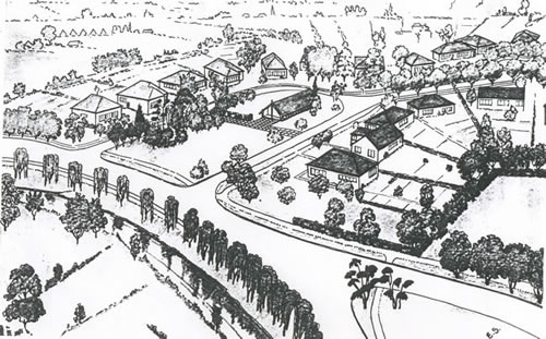 Māori housing street plan