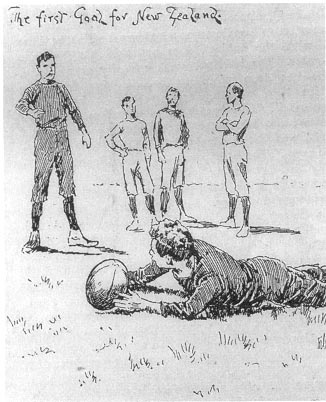 'First goal', Natives' rugby tour