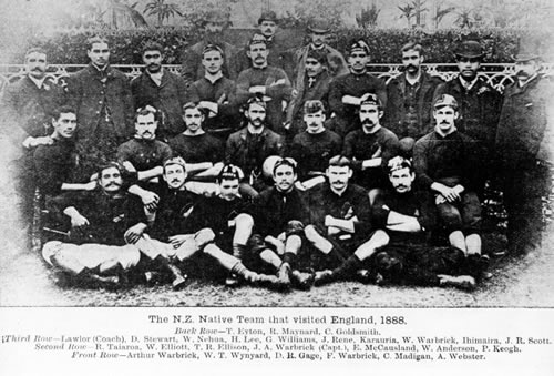 Team photo, NZ Natives' Rugby tour of 1888/89