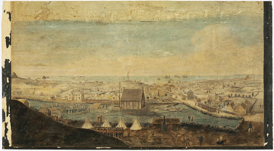 New Plymouth under siege, 1860