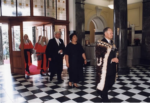 The Black Rod at the opening of Parliament