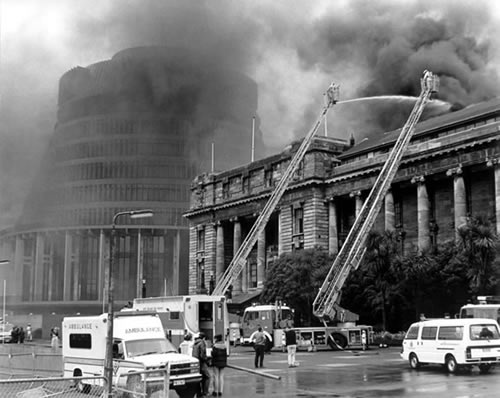 The 1992 fire at Parliament