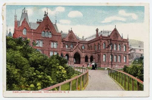 Parliament postcard, early 1900s