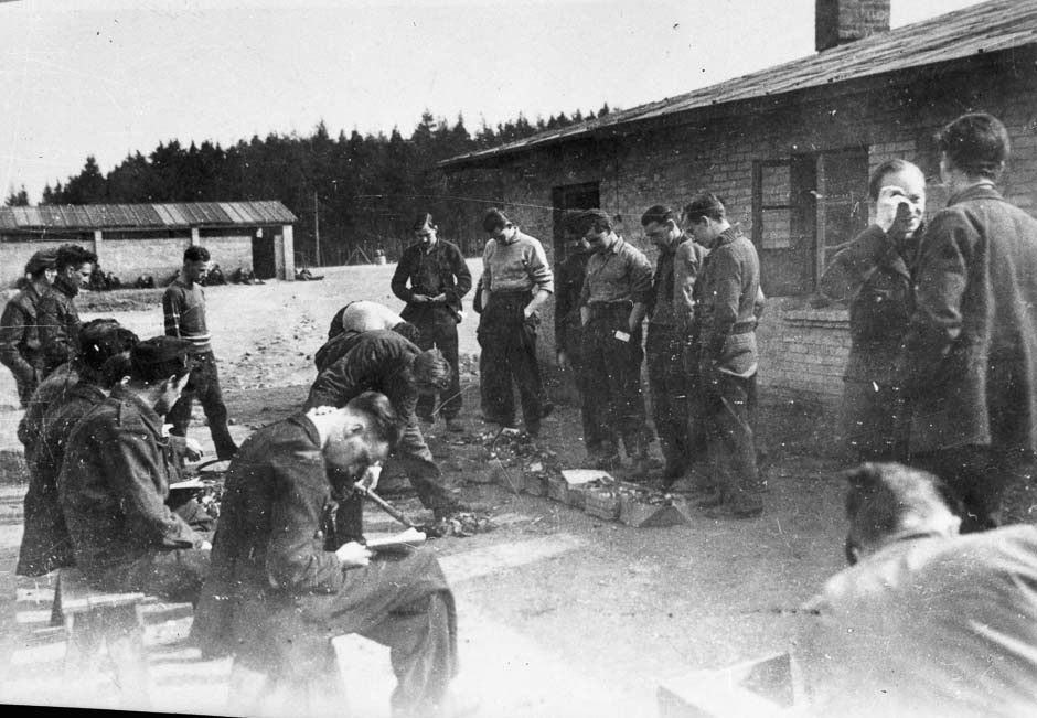 POWs peeling swedes