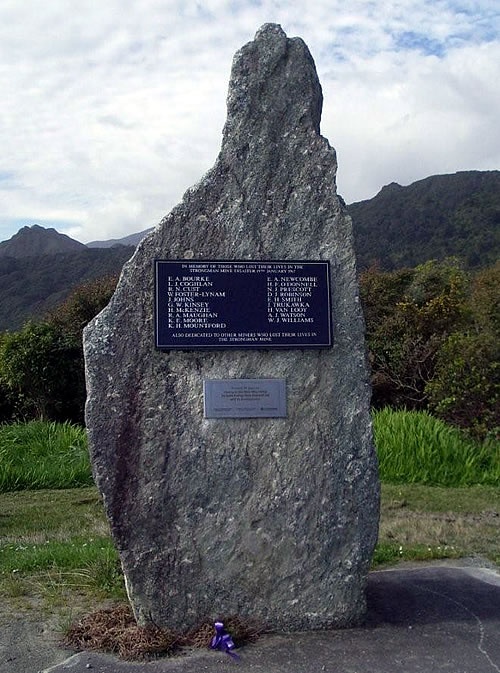 Strongman coal mine disaster memorial