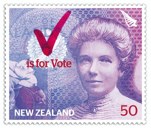 Women's suffrage stamp