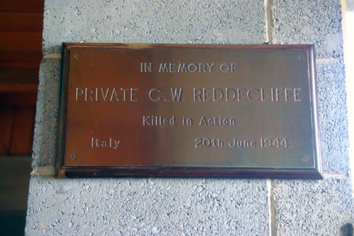 Te Pirita Church war memorial plaque