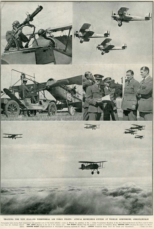 Territorial Air Force training, 1935