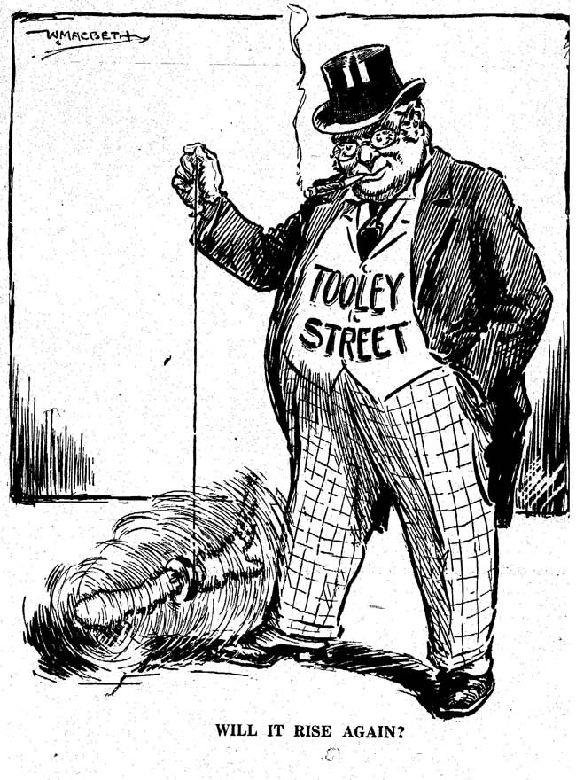 NZ under control of Tooley Street  cartoon
