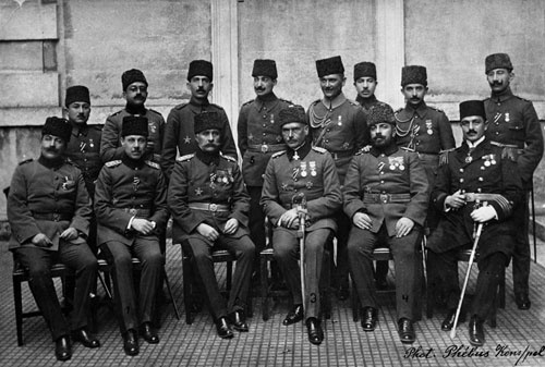 General Liman von Sanders and Ottoman officers