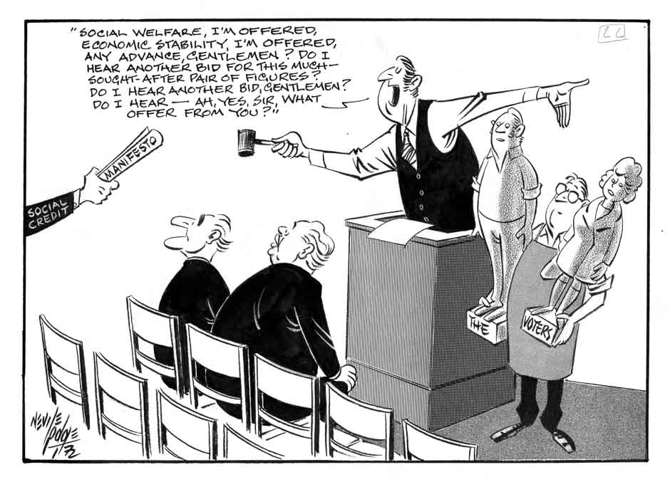 Election cartoon, 1972