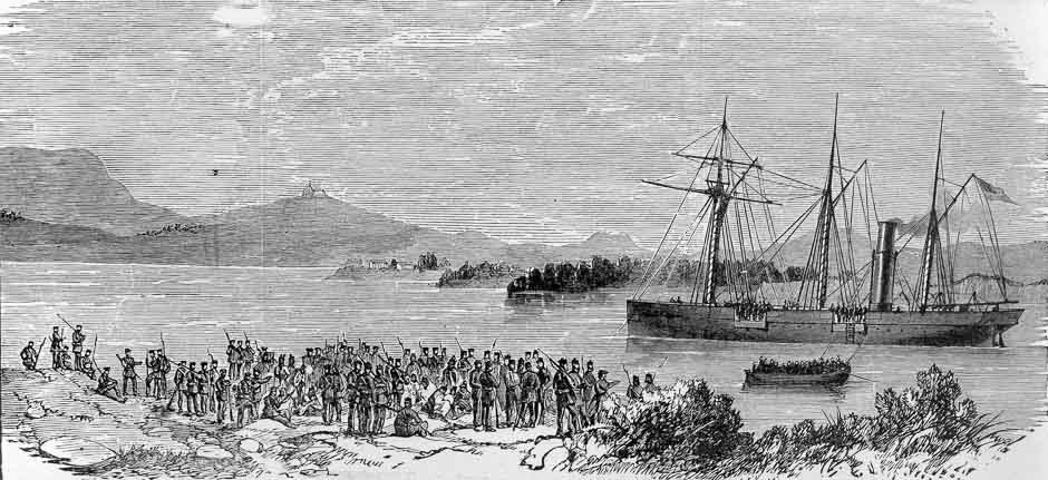 Māori prisoners captured at Rangiriri
