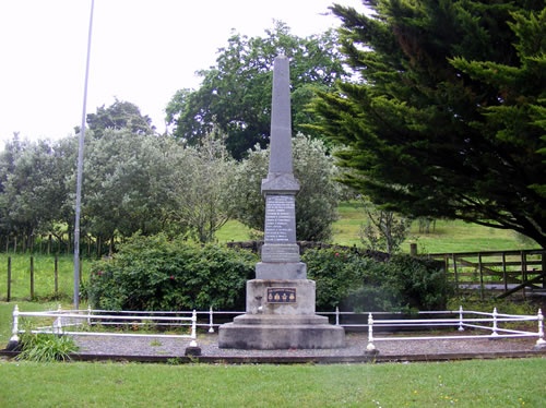 Upper Waiwera war memorial