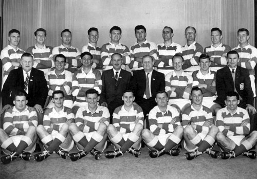 West Coast rugby team, 1961