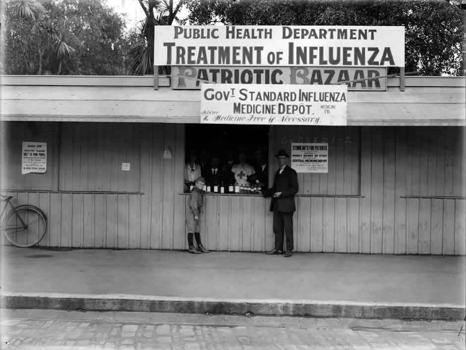 Influenza pandemic depot, 1918