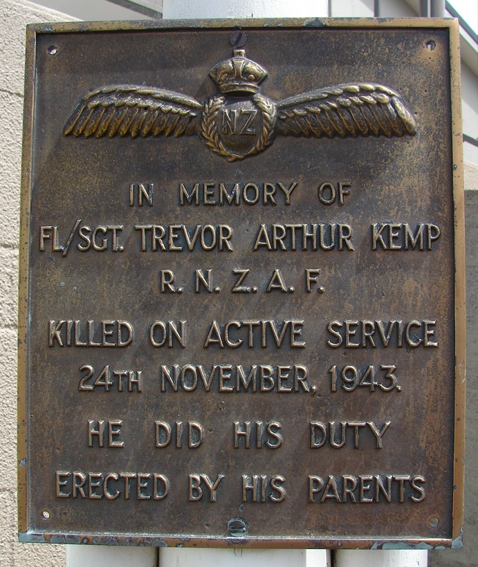 Trevor Kemp Memorial