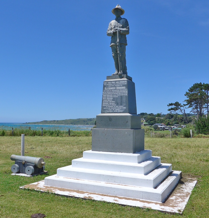 Māhia Soldiers’ Memorial, Kaiuku Marae