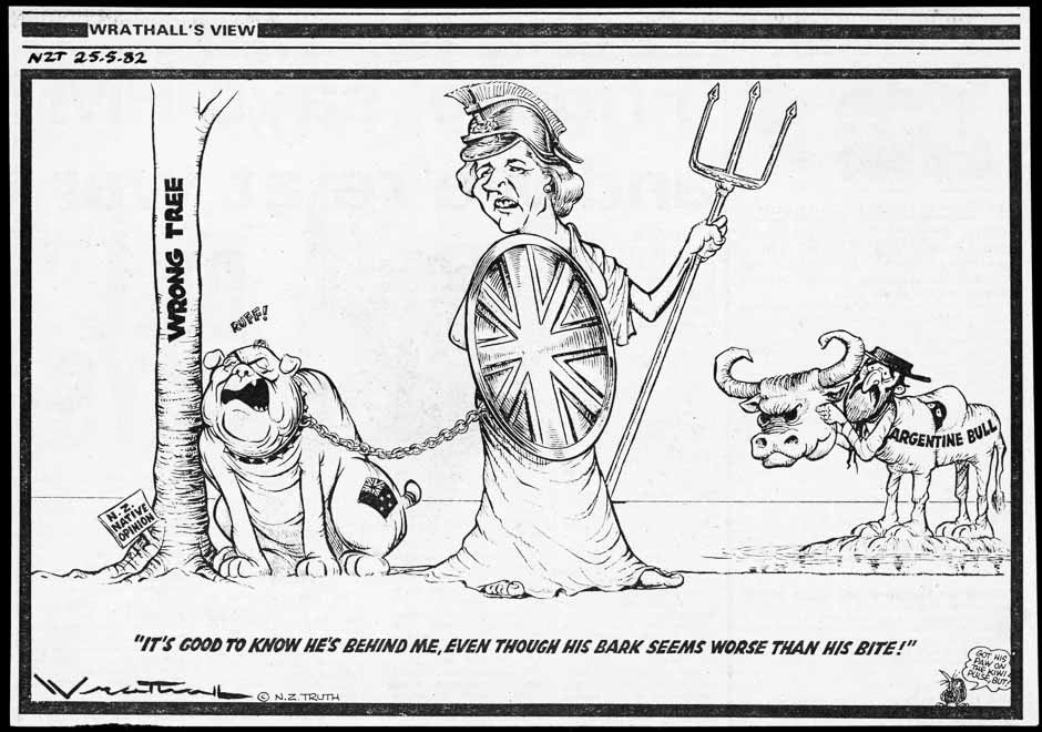 Falklands War cartoon