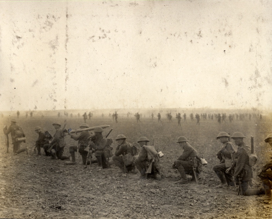 New Zealand troops training for Messines attack