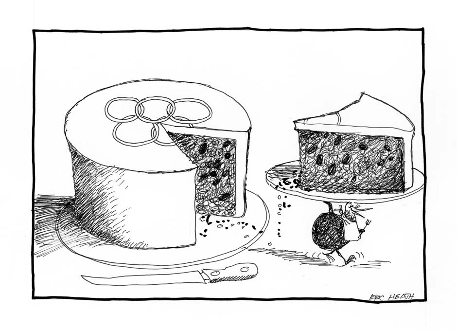 Los Angeles Olympics cartoon