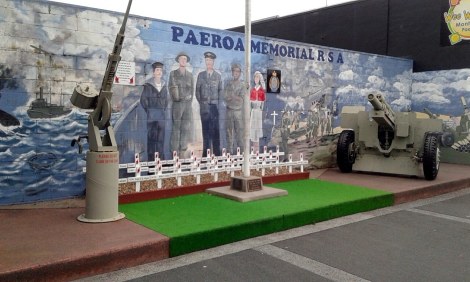 Paeroa RSA memorial