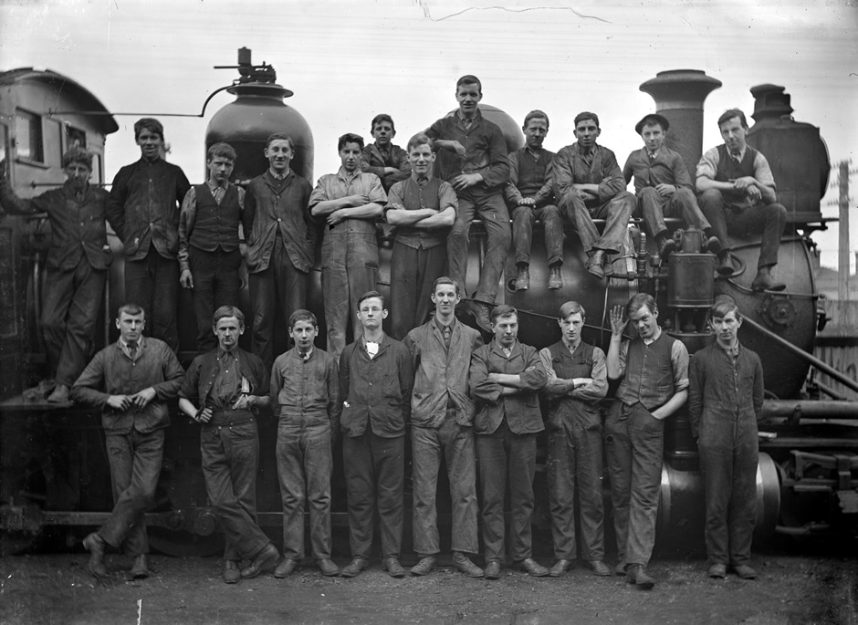 Petone railway apprentices, 1913