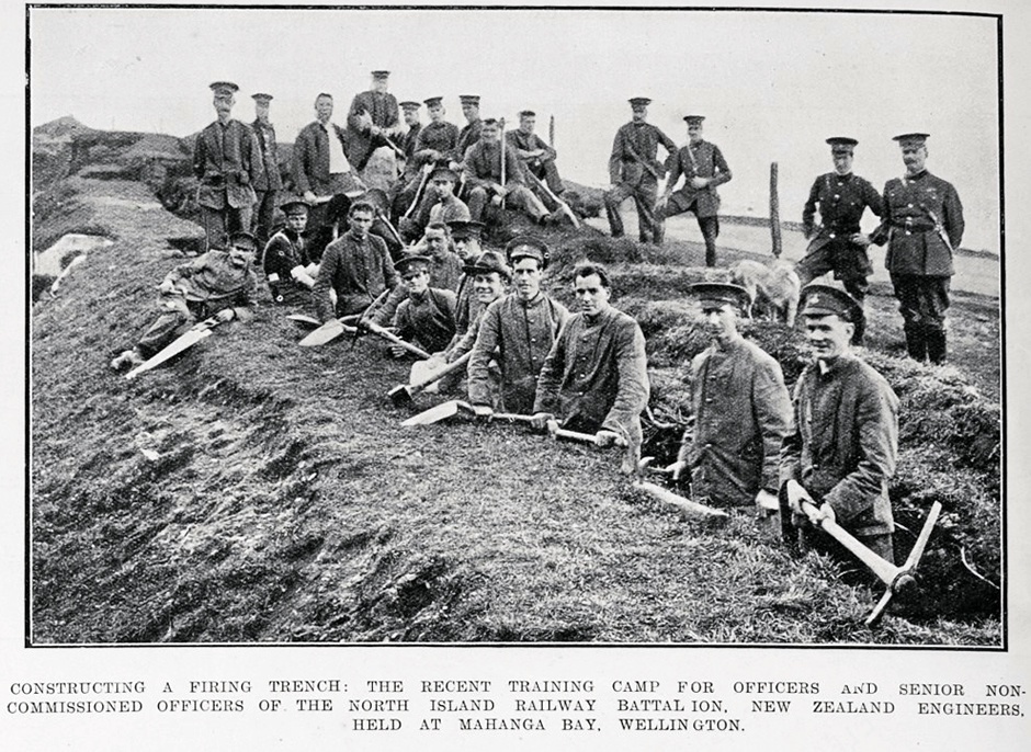 Railways engineers training, 1914