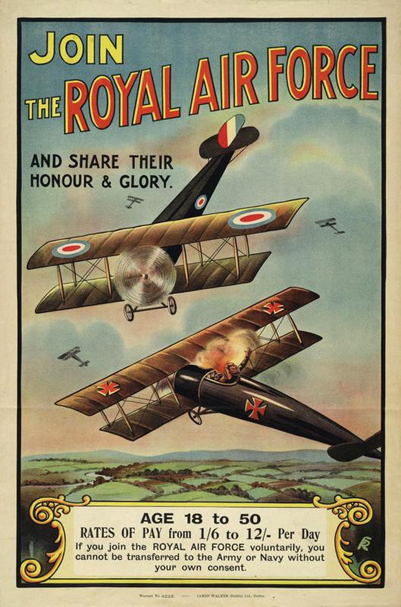 Royal Air Force recruiting poster, 1918