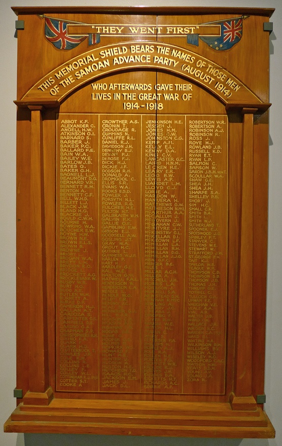 Samoan Advance Party Roll of Honour
