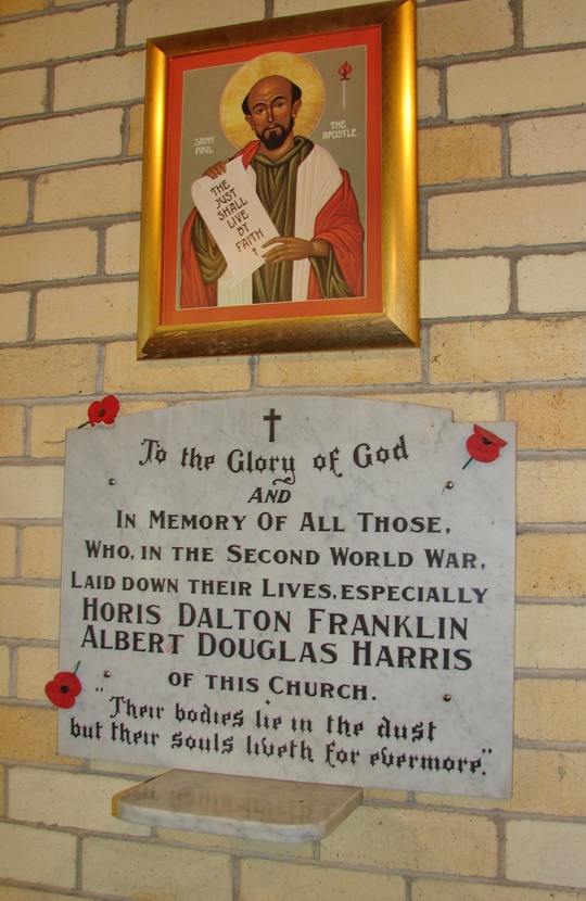 St Paul's Memorial Tablet, Huntly