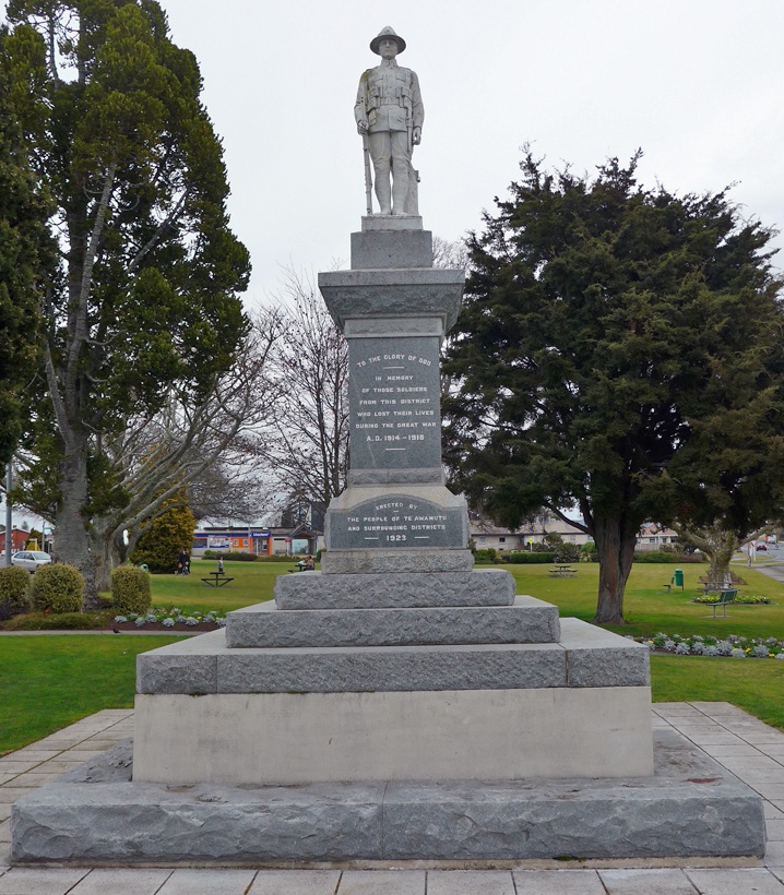Te Awamutu First World War memorial