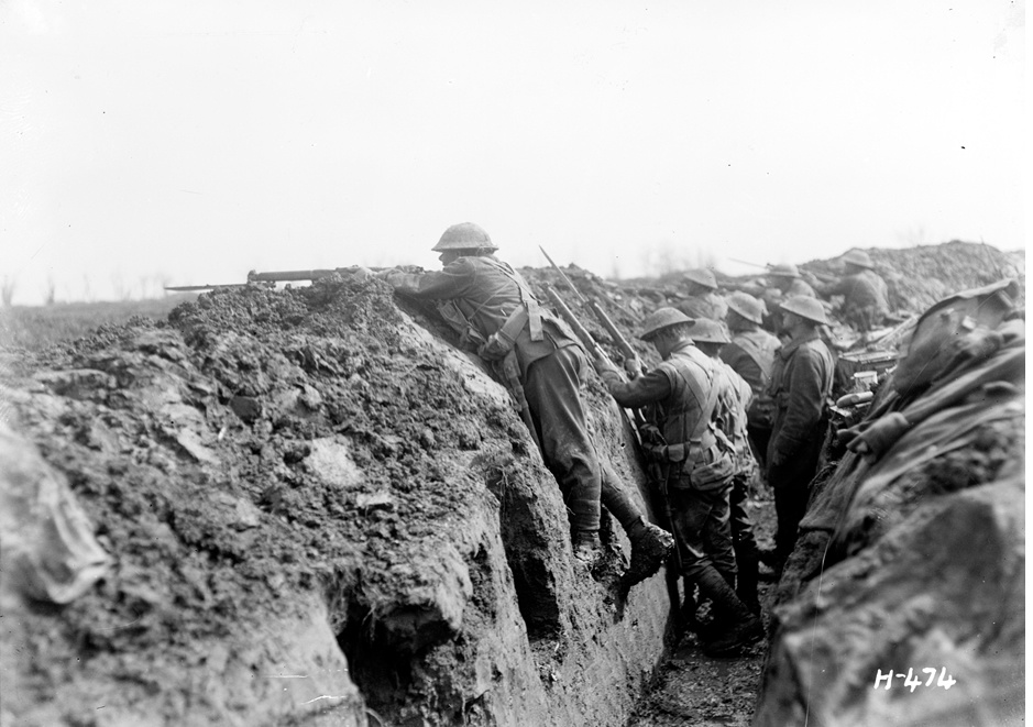 In the trenches on the Western Front
